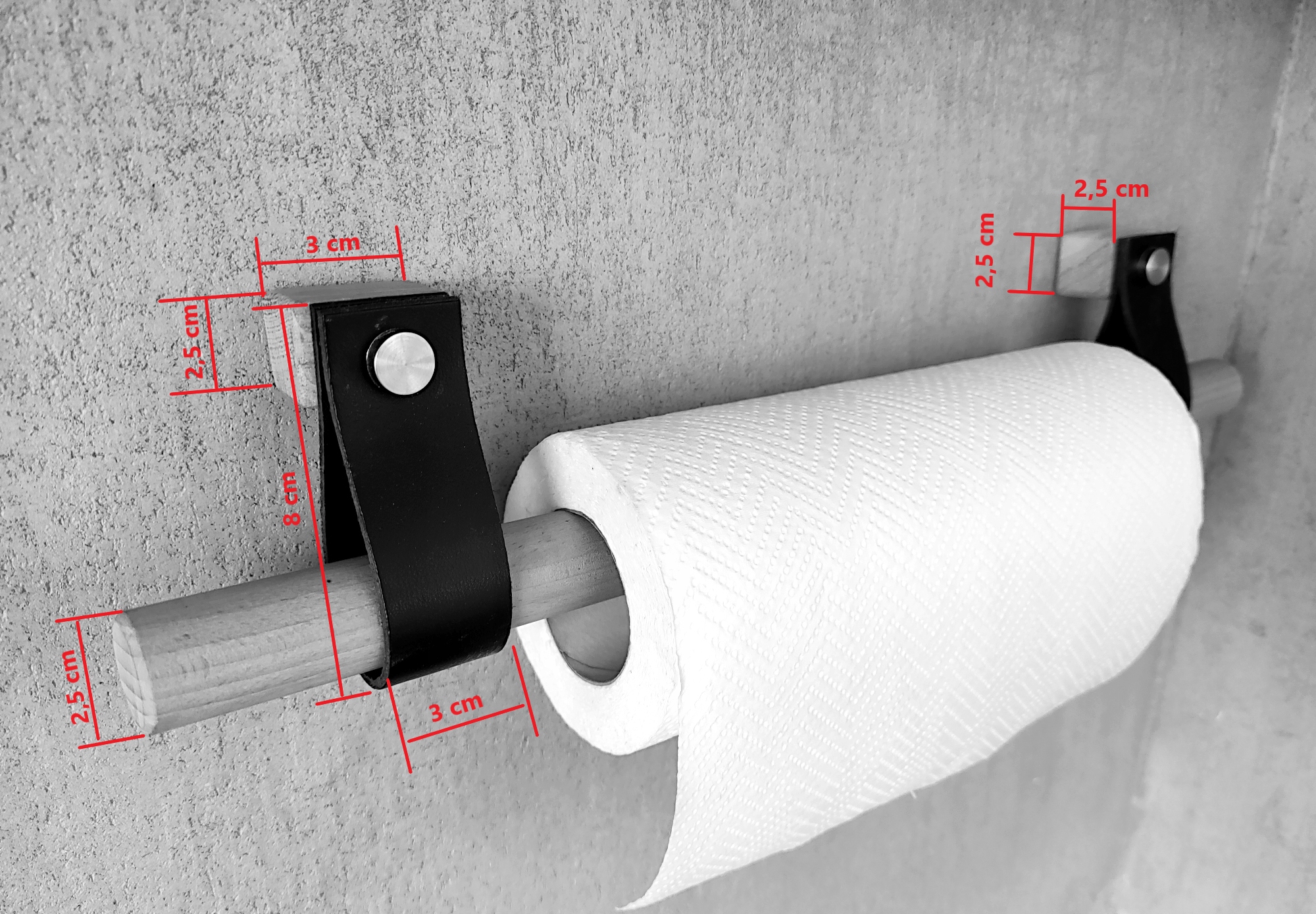 Uchwyt na ręcznik papierowy kuchenny ścienny Rodzaj uchwyt