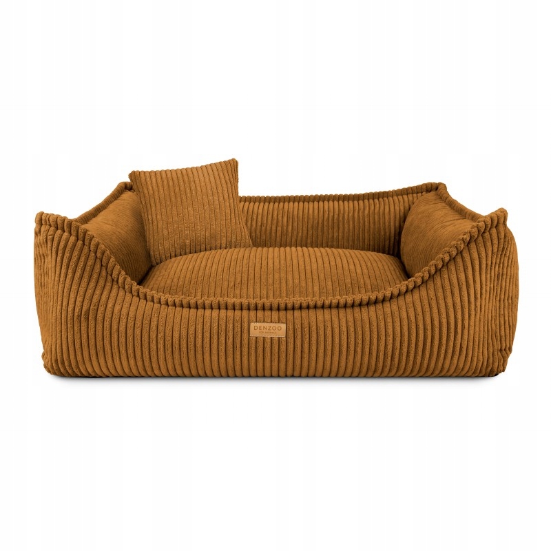 Legowisko Ortopedyczne Denzoo Milano Mustard "L" 90x75 Kojec Sofa Posłanie