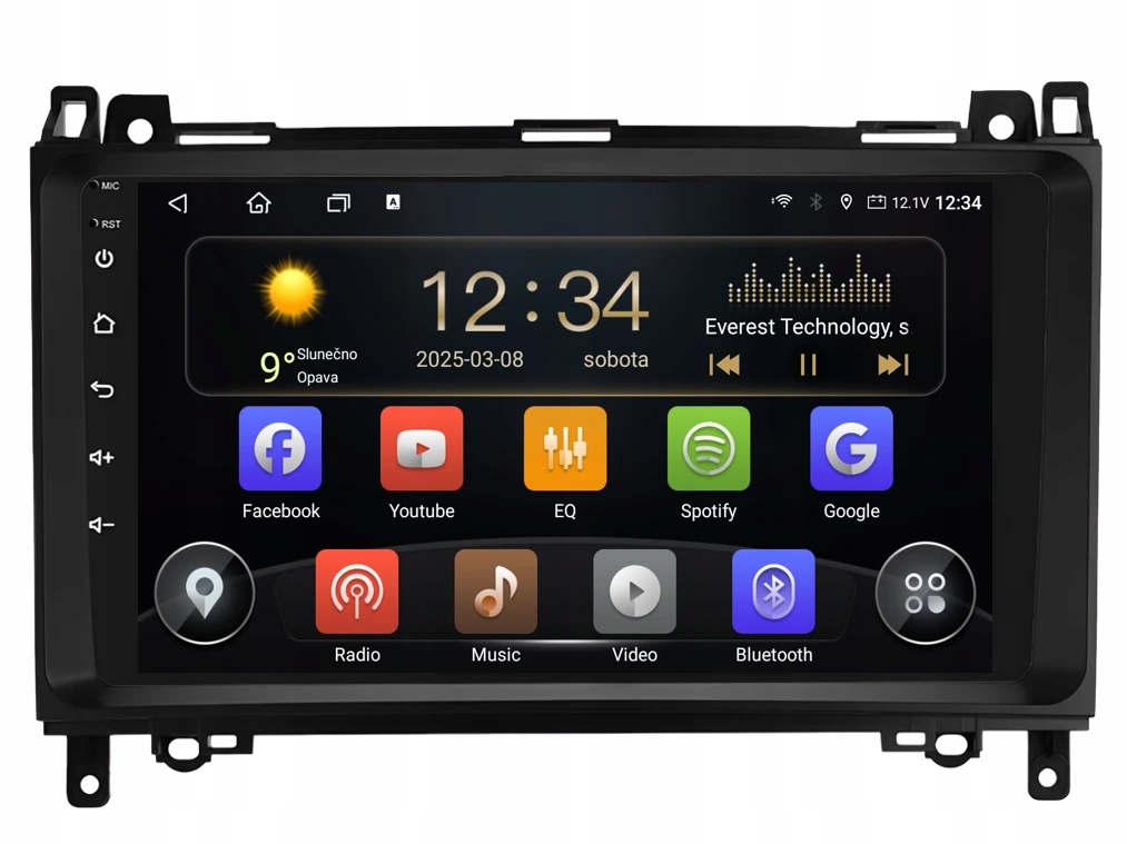 Isudar 2DIN autorádio T72-IEV102 Android, Mercedes-Benz Vw Crafter