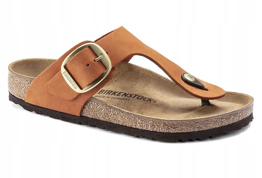 

japonki Birkenstock Gizeh Big Buckle - Nubuck
