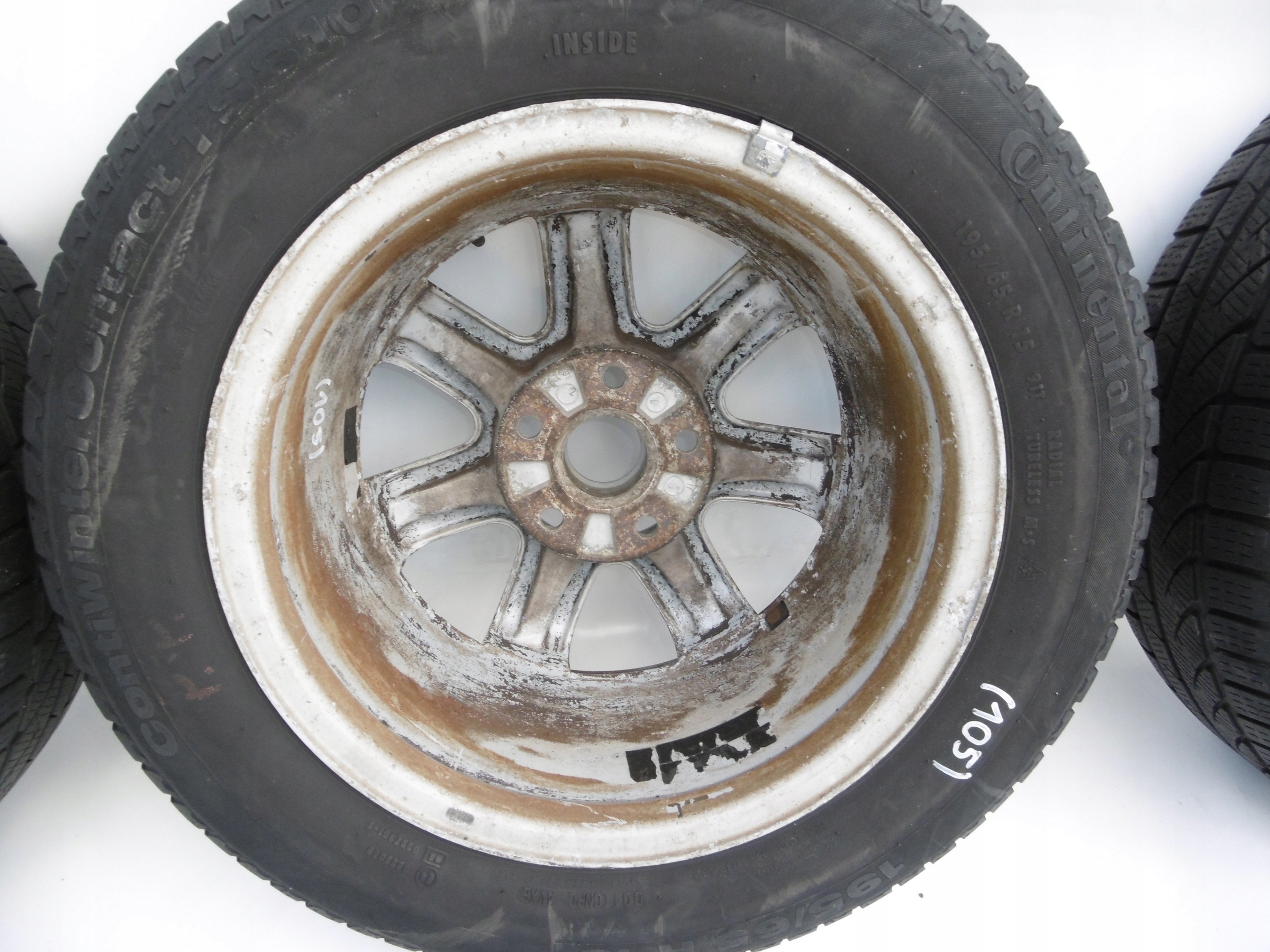 ALUFELGA 5x112 ET45 VW AUDI + OPONA 195/65 R15 Rodzaj opon Zimowe