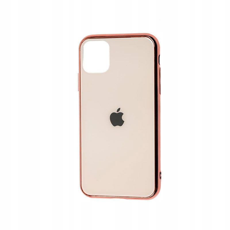 Etui Szklane Glass Case Do Iphone 11 Pro Max Różowo Złoty Rose-Gold
