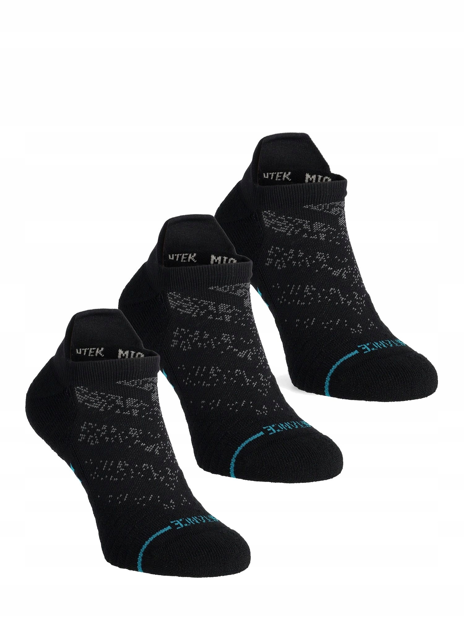Skarpety biegowe Stance Athletic Tab 3 Pack black 38-42
