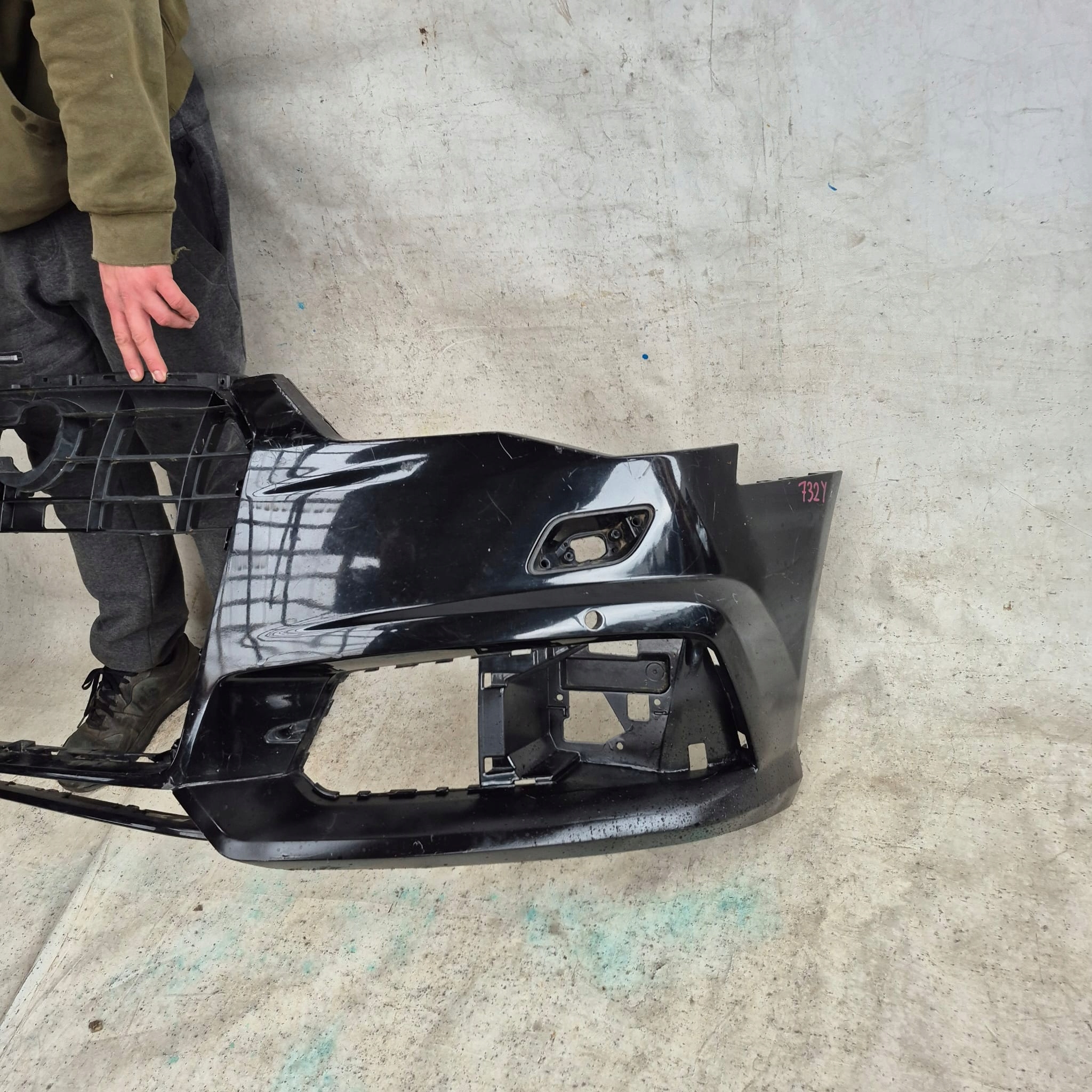 AUDI A6 C7 4G S-LINE LIFT 14-18 bumper front front SPR PDC 4G0807437AB