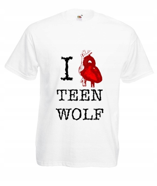 

Męska Koszulka Wzory Teen Wolf Wilkołak Wilk