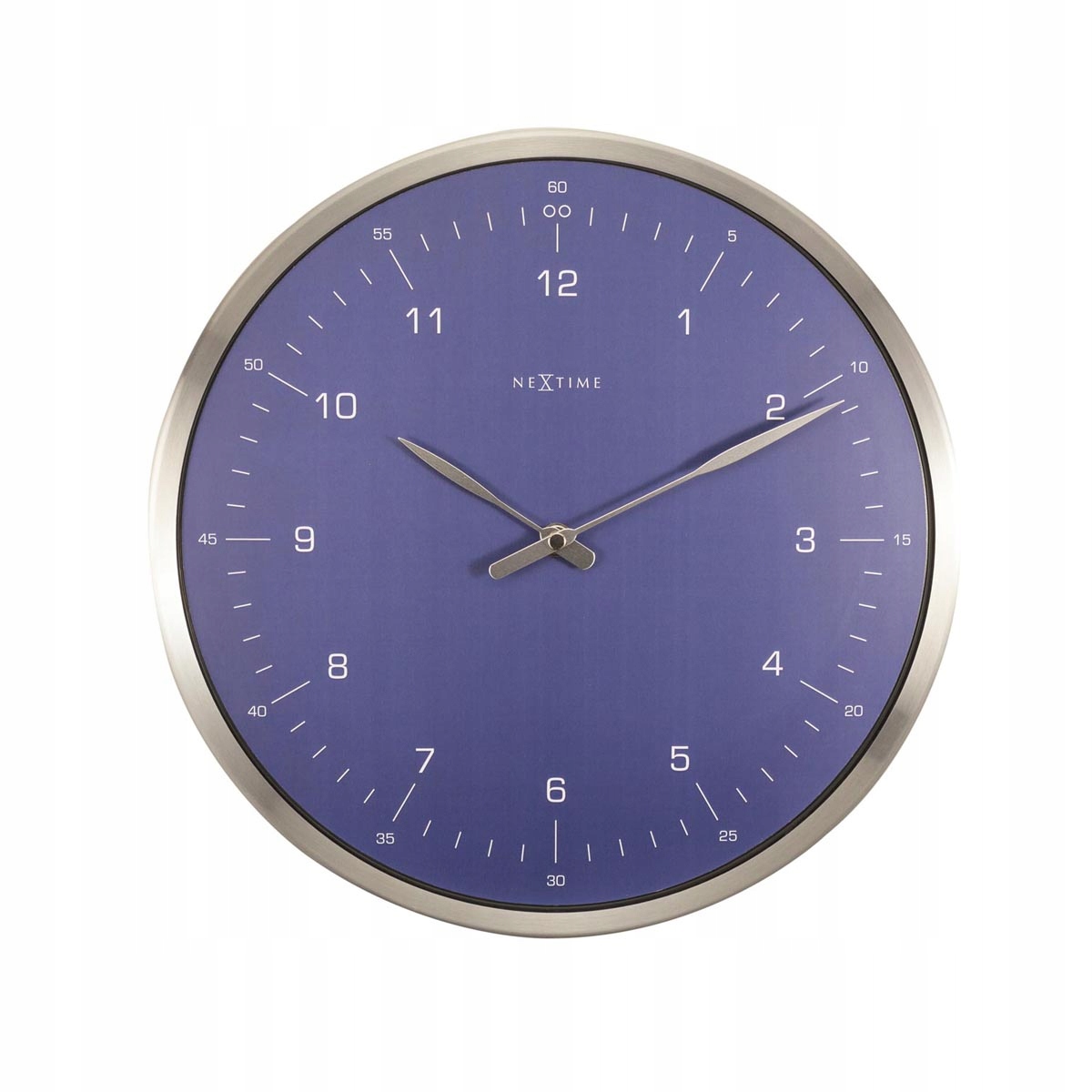 Nástenný hodinový stroj modrý 60 minutes Nextime