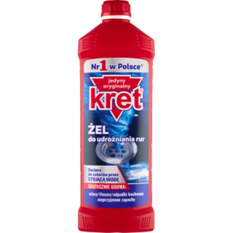 

Kret Żel do udrożniania rur 1kg
