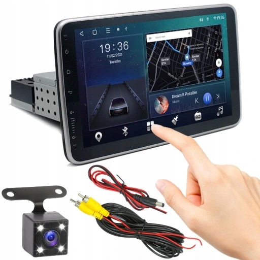 

Radio 1 Din 10.1 Cala Android Kamera Cofania