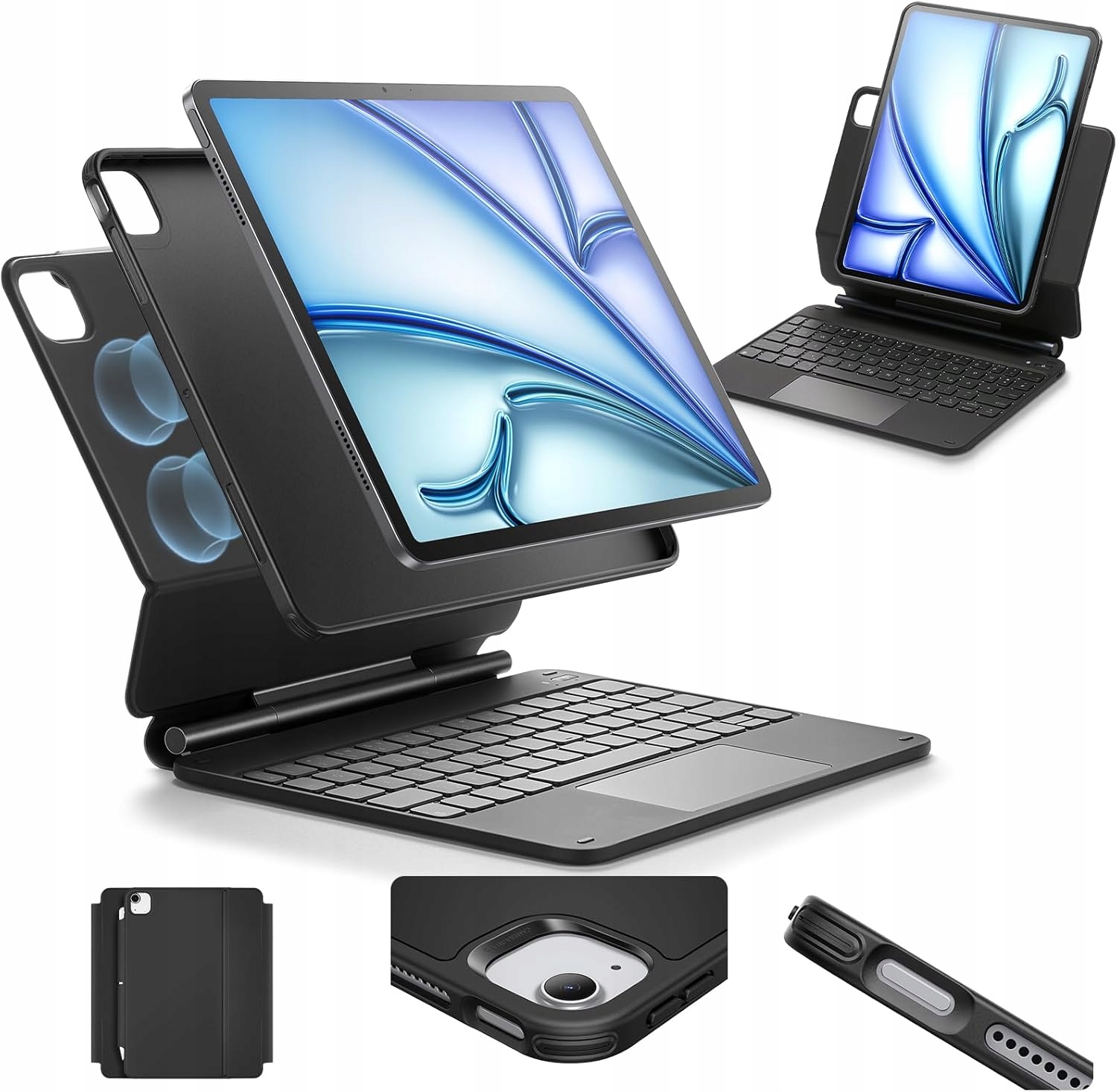 Puzdro s klávesnicou pre iPad Air 11 Pro 11 Esr 6B014A s touchpadom Qwertz