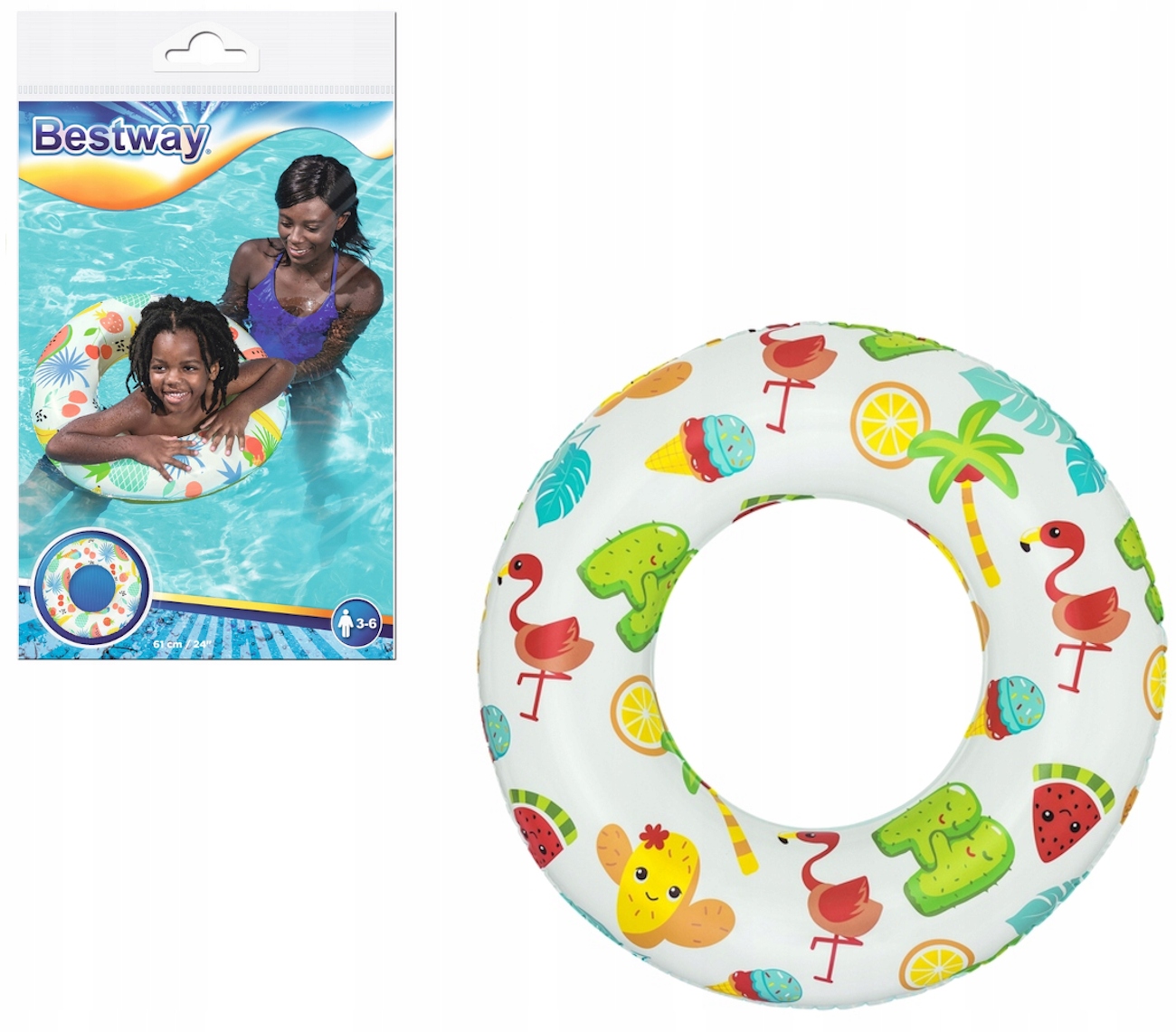 

Bestway 36014 Koło Kółko Dmuchane Do Pływania 61CM