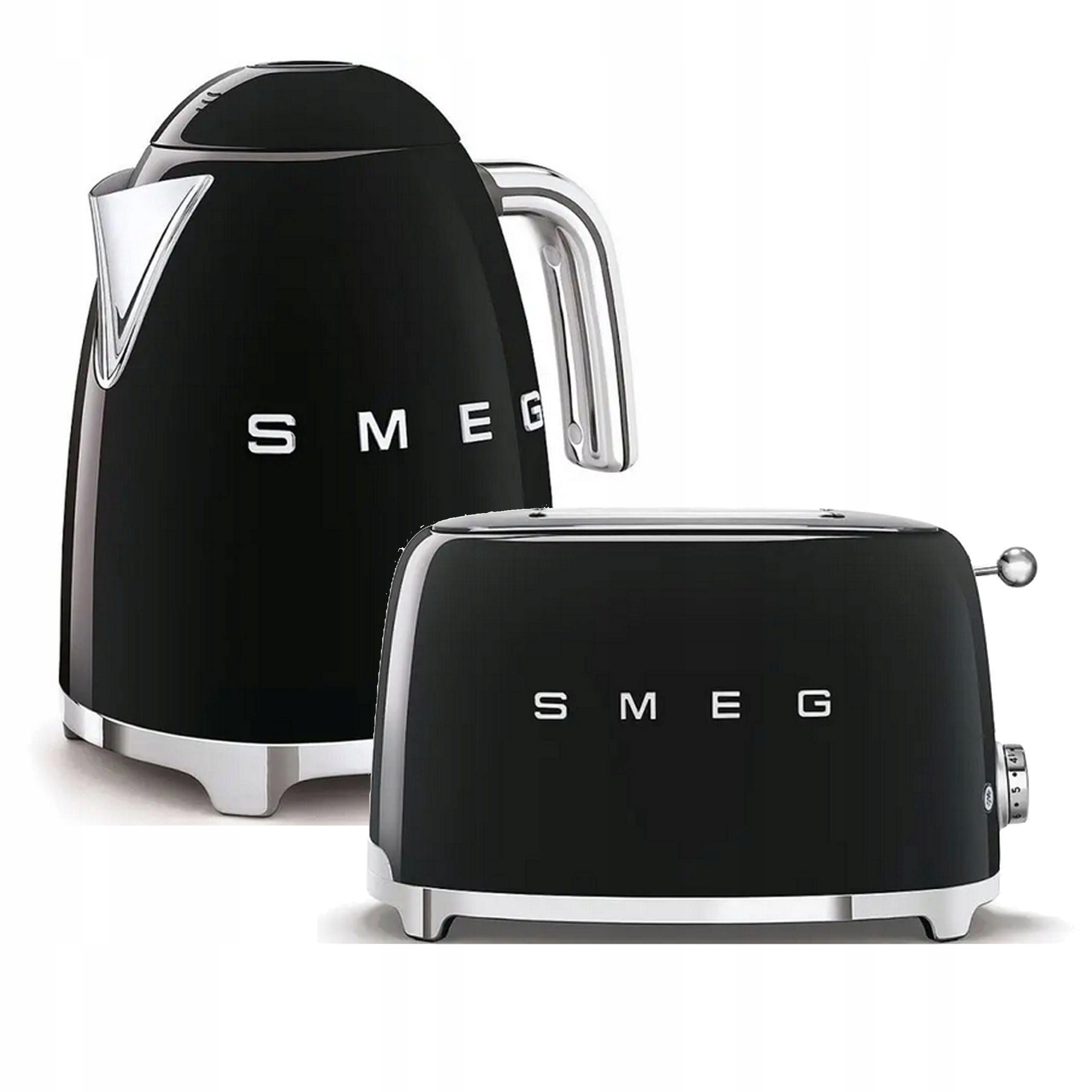 

Zestaw Czajnik Toster Smeg Retro Czarne