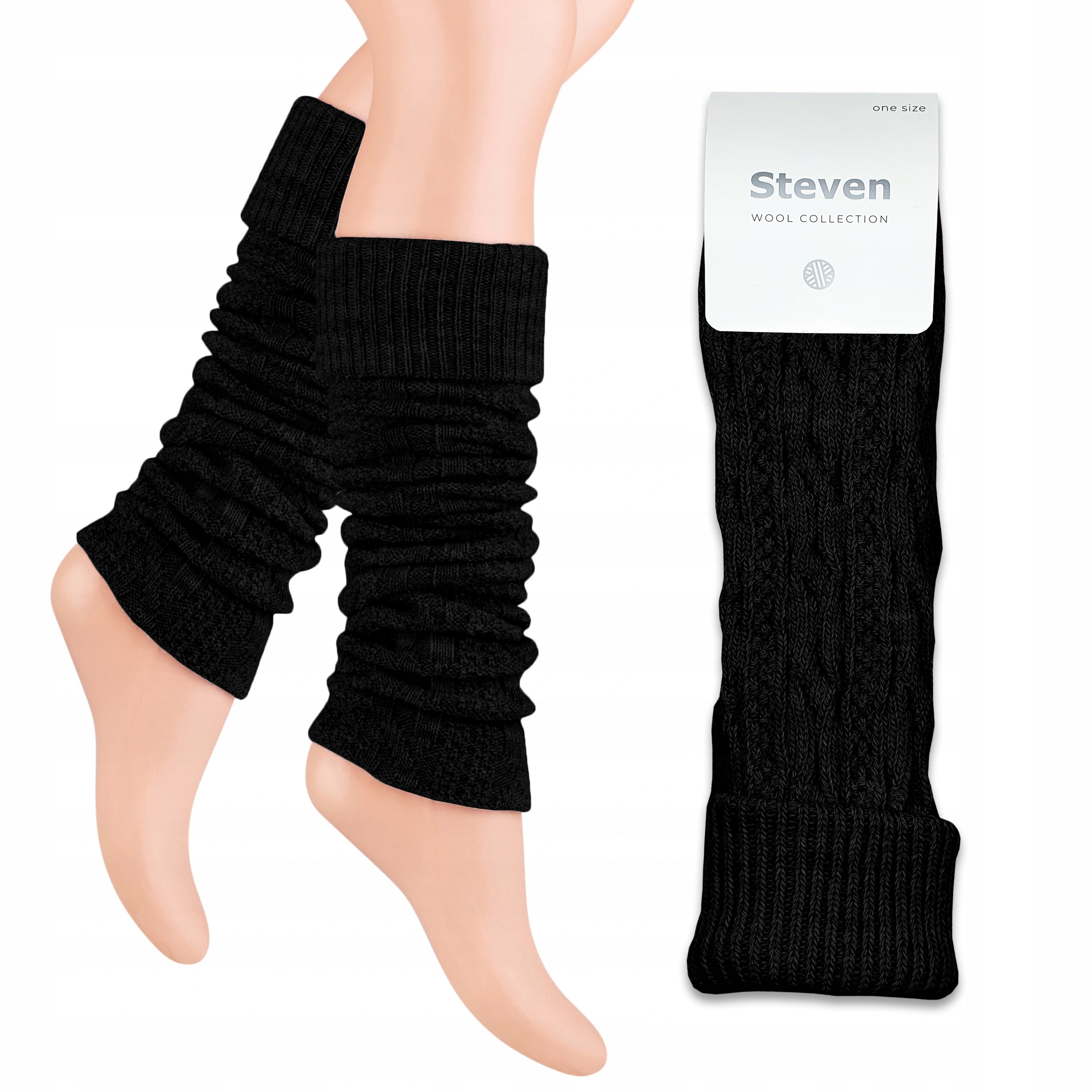 

Getry Wełniane damskie Ocieplacze Steven 095