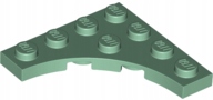 

Lego 35044 Płytka 4x4 mod łuk sand green 4szt