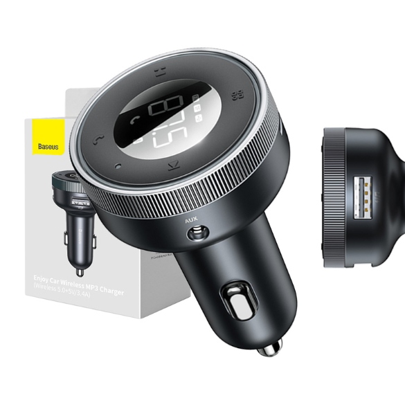 

Transmiter Fm Baseus Bluetooth 5.0 Microsd Aux