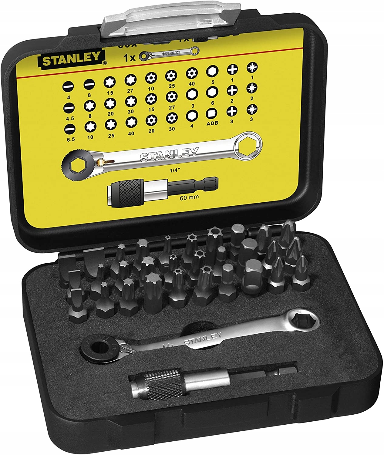 

Zestaw Bitów 1/4'' 32szt. Stanley 1-13-905