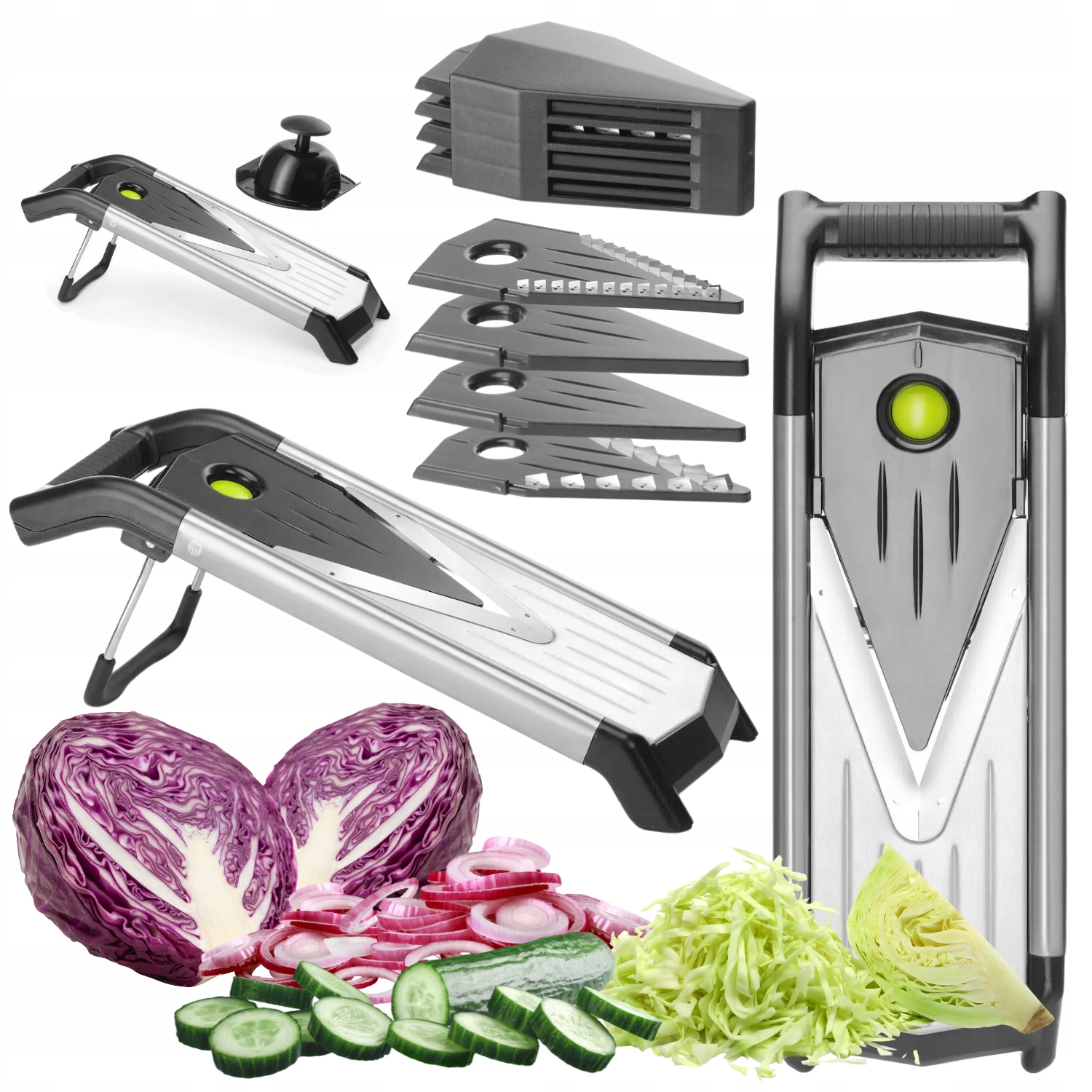 Mandolína typ V pro zeleniny Hendi Kráječ na Zeleniny Černý 405 x 135 mm