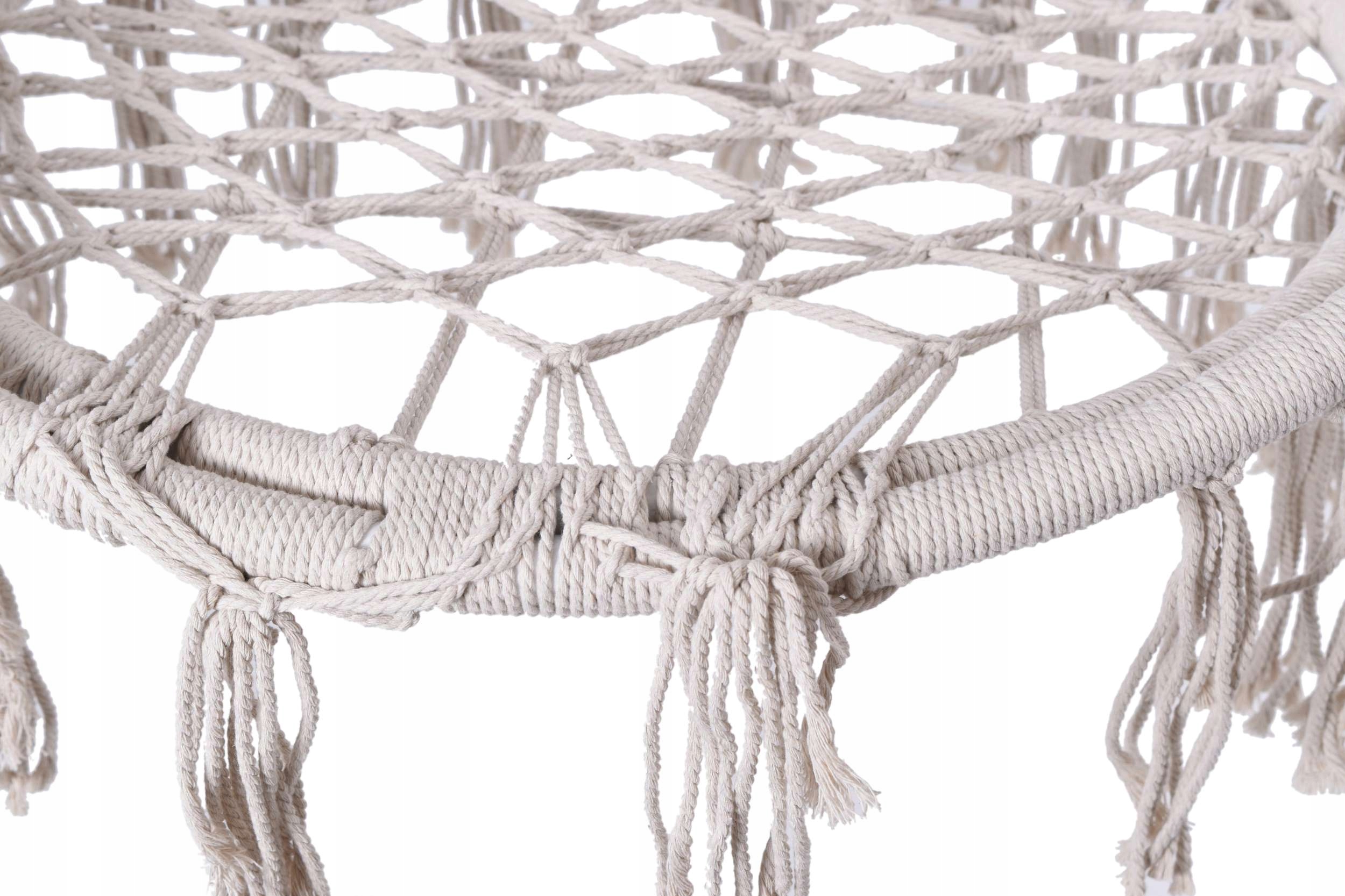 FOTEL WISZĄCY BOCIANIE GNIAZDO HUŚTAWKA OGRODOWA Z PODUSZKĄ DO DOMU OGRODU Maks. obciążenie 150 kg