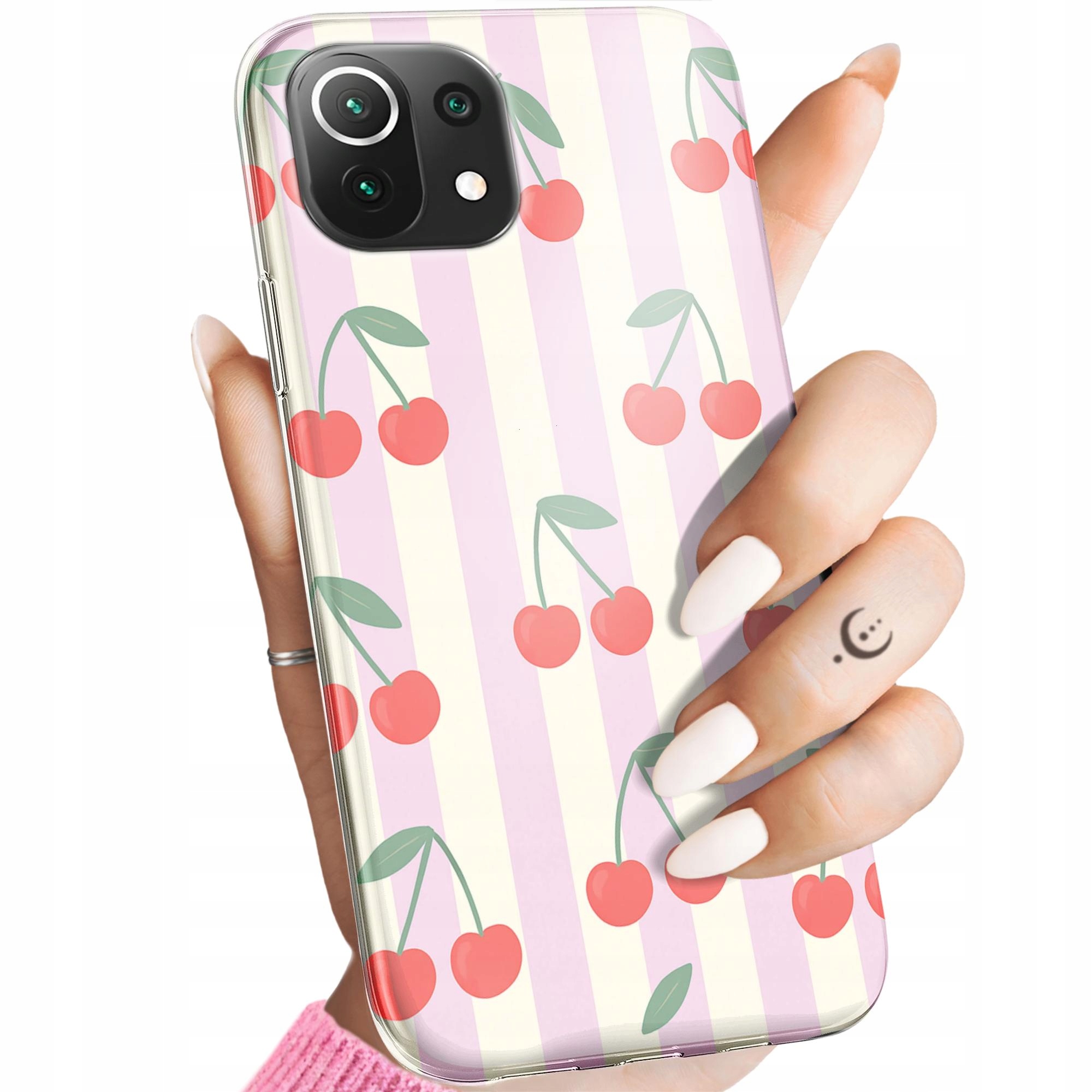 Etui Do Xiaomi MI 11 Lite 4G 5G Ne Wiśnie Wiśnia Owoce Obudowa