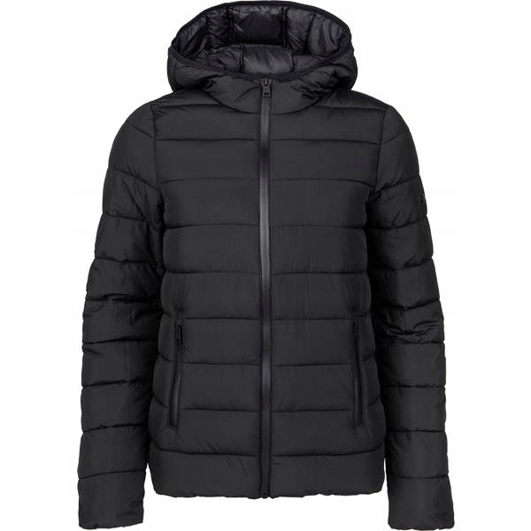 Dámská Bunda Champion 114549KK001 Hooded Polyfilled Jacket Černá Xs