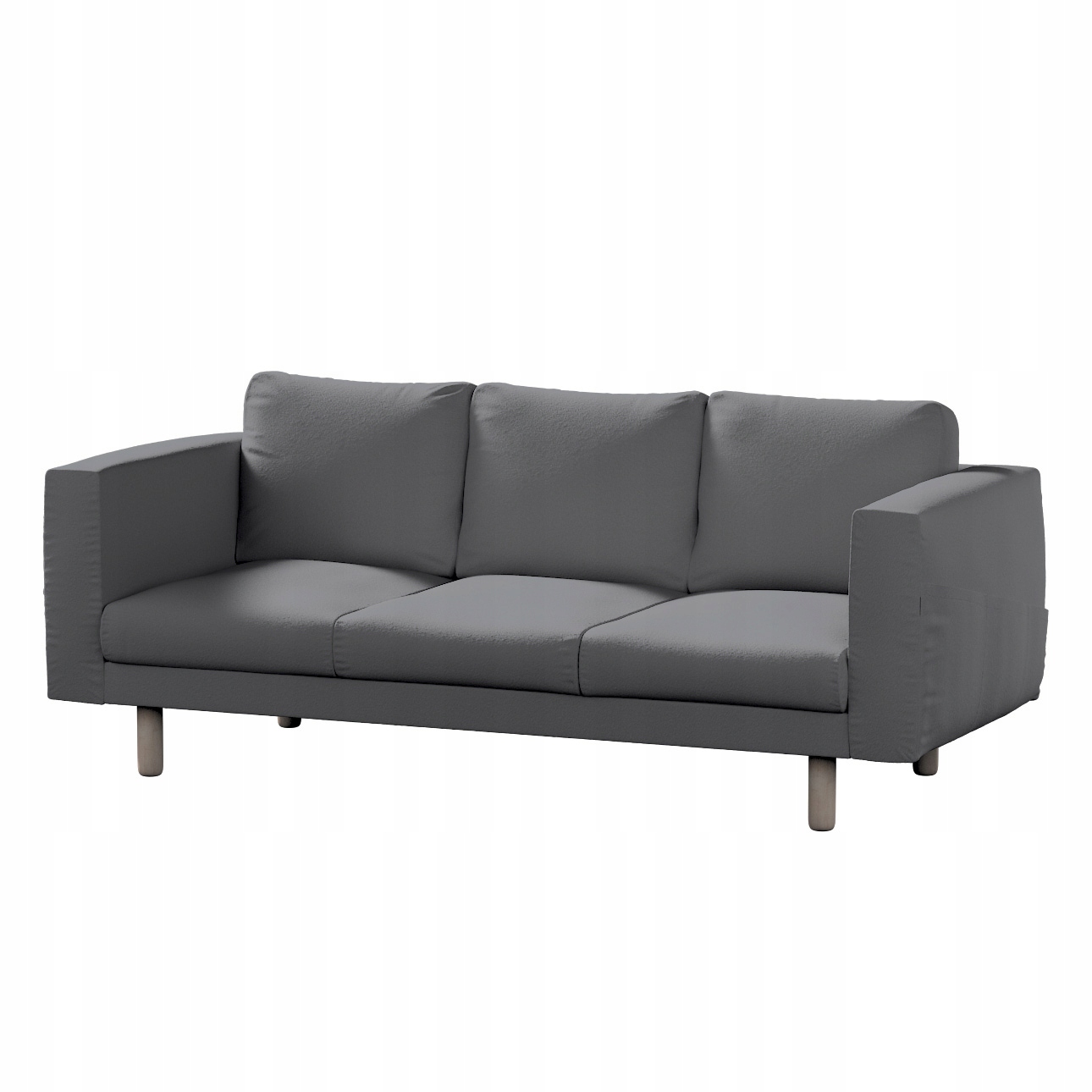 Potah na 3-místnou pohovku Norsborg Ikea tmavě šedá bukla