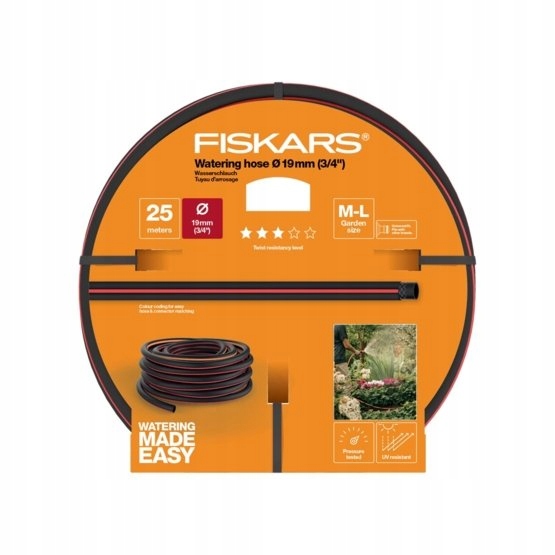 Fiskars Hadica 25 m, 19 mm (3/4”) Q3 1027100