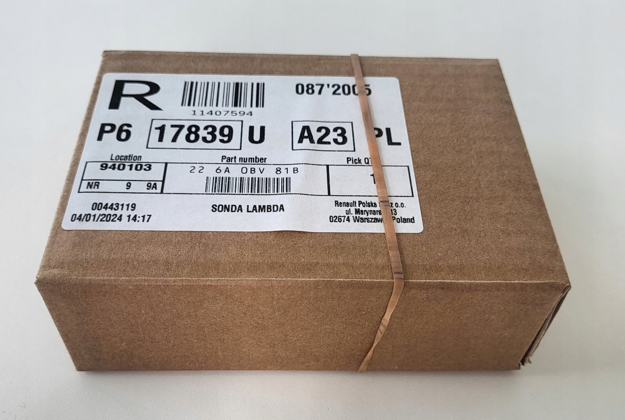 лямбда-зонд 226A0BV81B