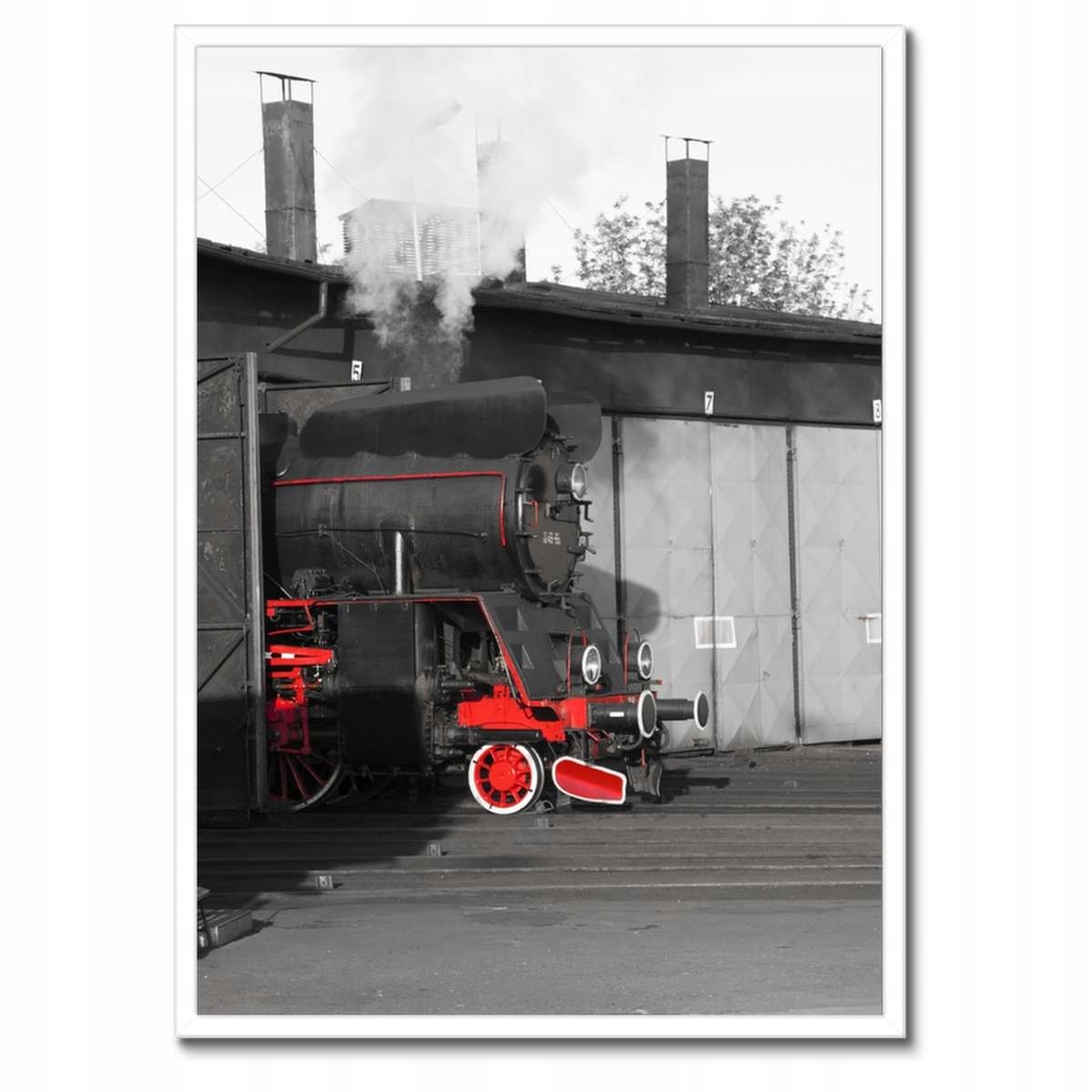 Plakáty v rámu 50x70 Parovoz Ol 49-69