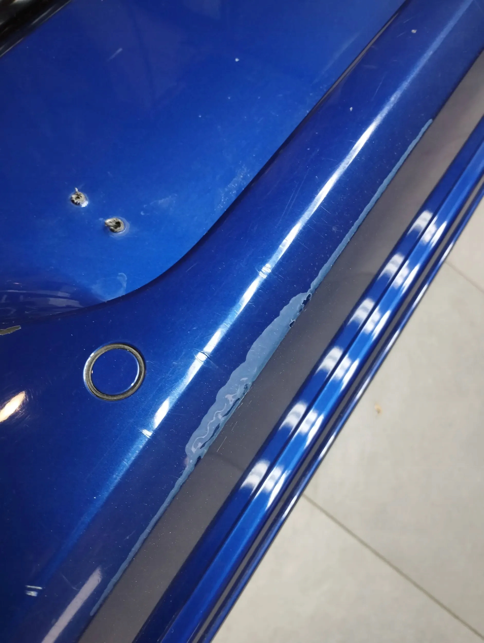 VW Golf VII 7 R Stoßstange heck PDC LD5K