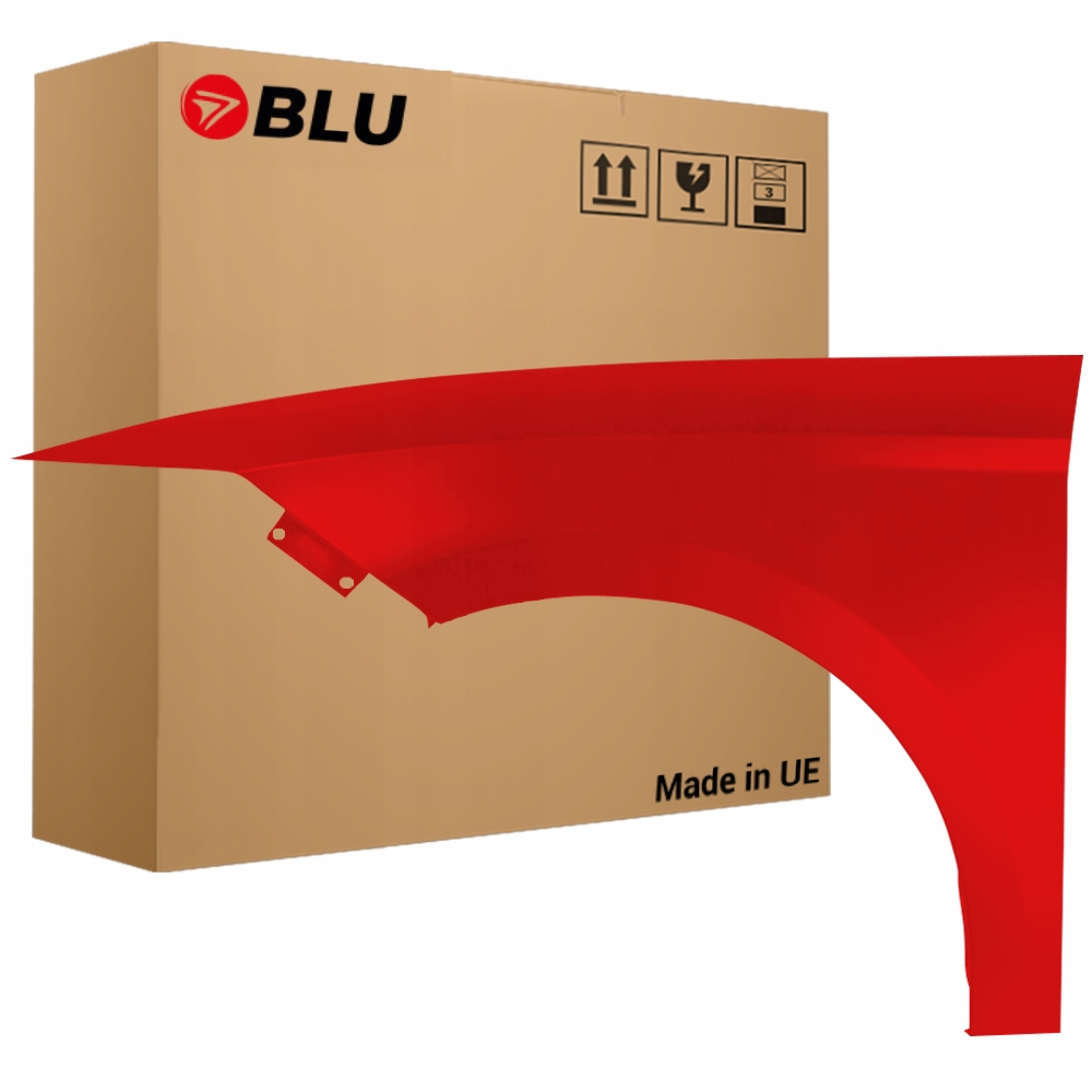 Blu Blatník Seat Leon III 3 5F LS3H levý červený 12-20 přední EmocionRot