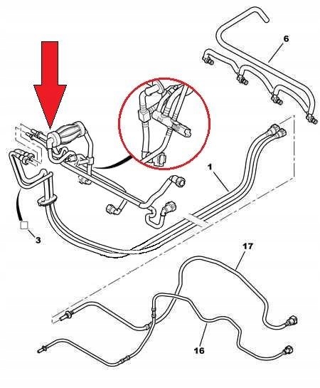 NOWE PRZEWODY PALIWOWE DO CITROEN C2 1 4 HDi EAN 5907764519791