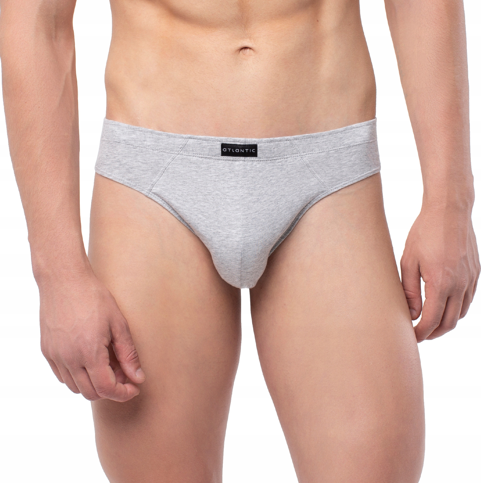 

Slipy Atlantic Męskie Majtki MP1480 Sport Szare L