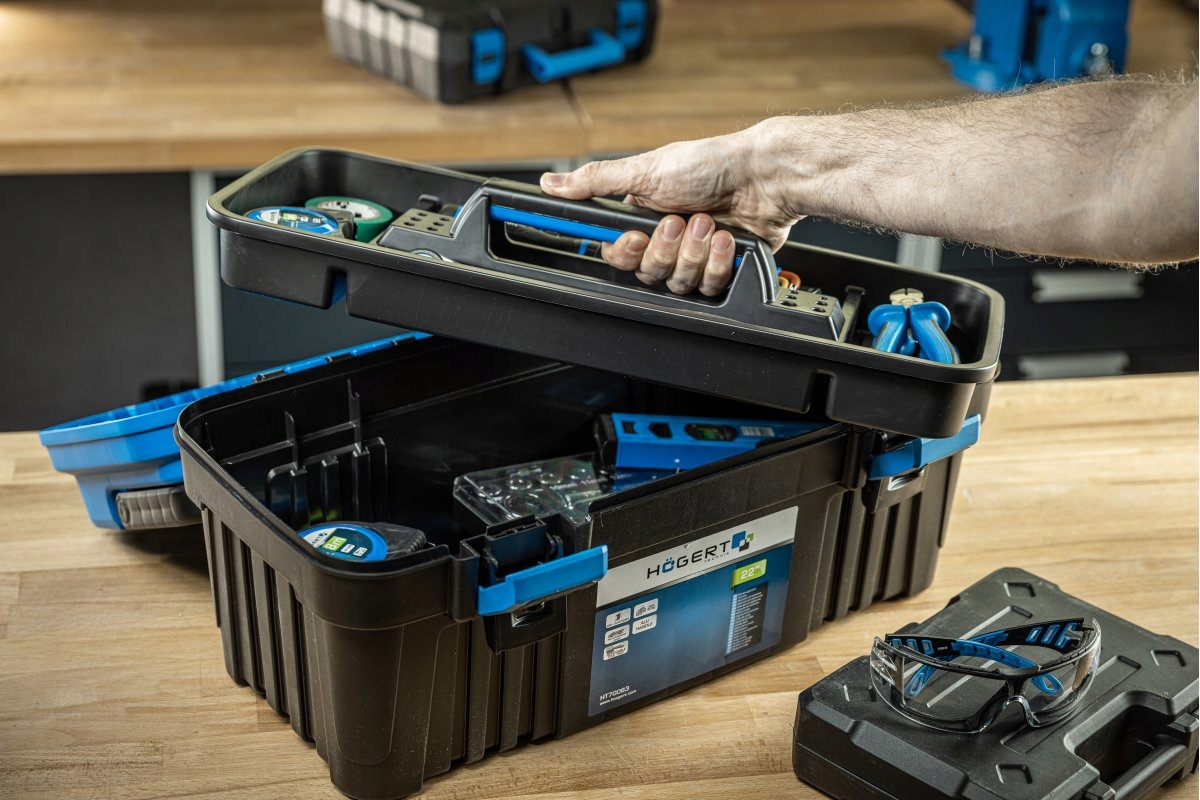 HOGERT SKRZYNKA NARZĘDZIOWA WALIZKA 25'' ORGANIZER Wyposażenie w zestawie Nie