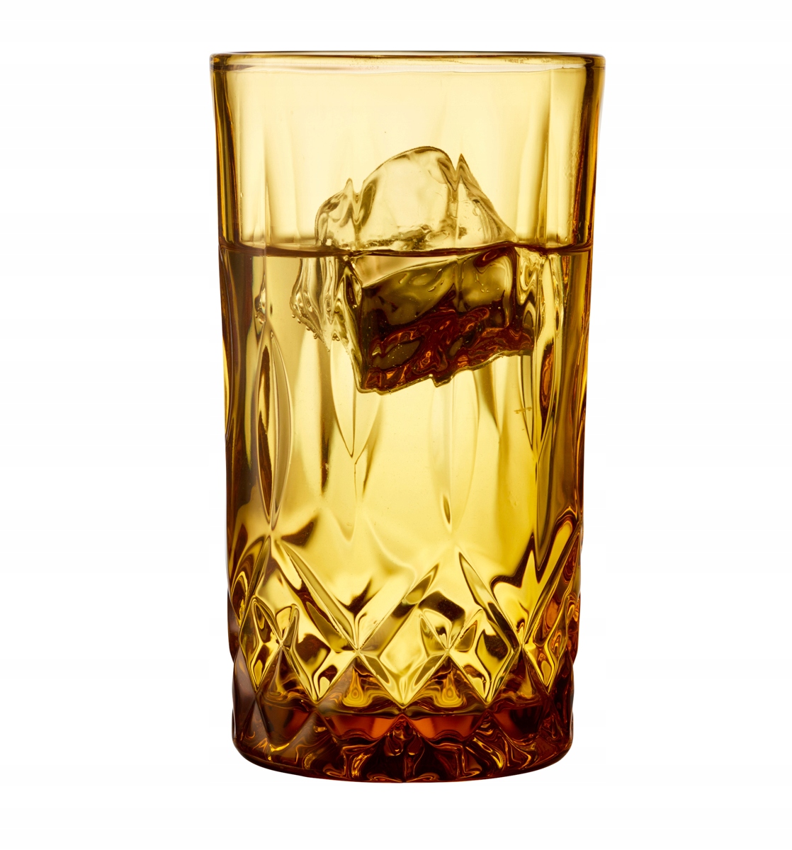 Lyngby Sorrento Vysoké Sklenice Long Drink 380 ml 4 Ks Žluté