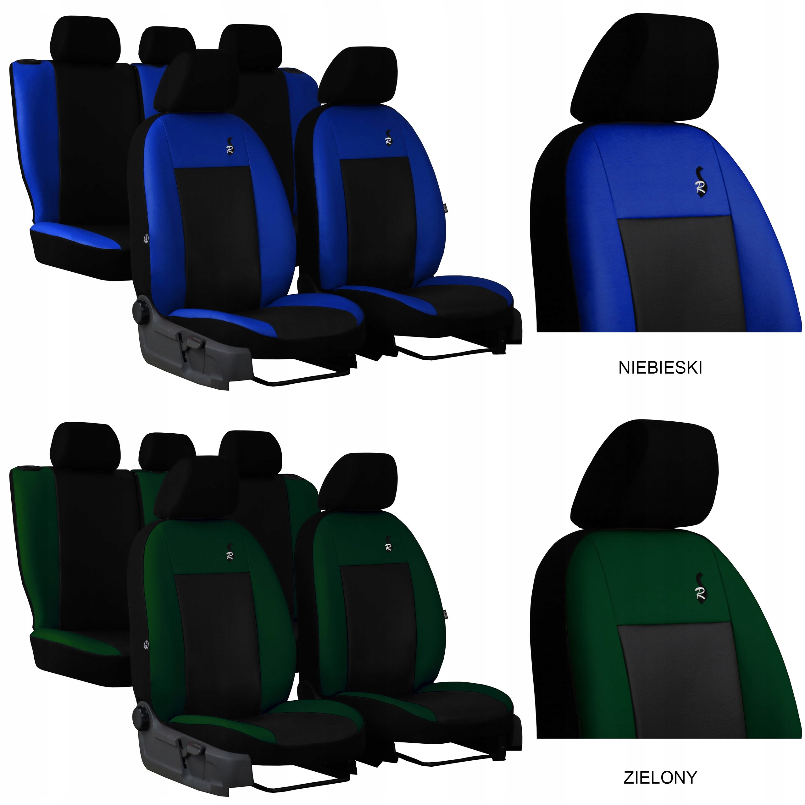 POKROWCE MIAROWE SAMOCHODOWE KOMPLET NA SIEDZENIA SKÓRA HYUNDAI KONA 2 Rodzaj Dedykowane
