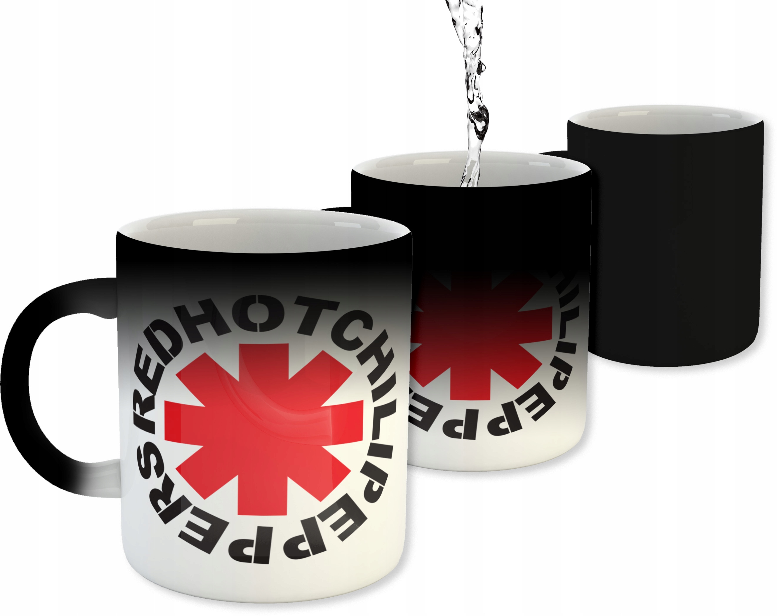 

Magiczny kubek czarny Red Hot Chili Peppers