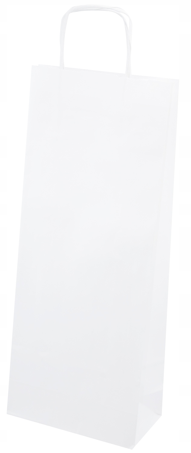 

Torebka papierowa Biała 160x90x390mm 10szt torebka