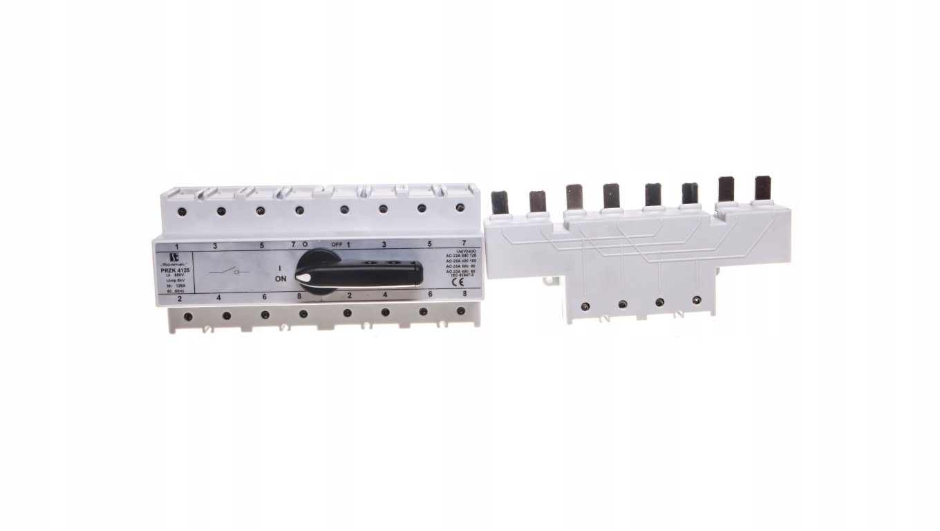 Przełącznik sieć-agregat 125A 4P PRZK-4125W02