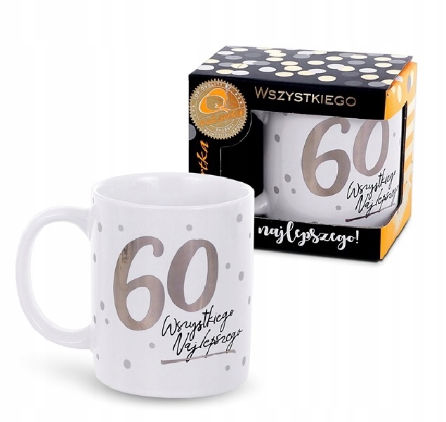 

Kubek Porcelanowy Na 60 Urodziny 18-80