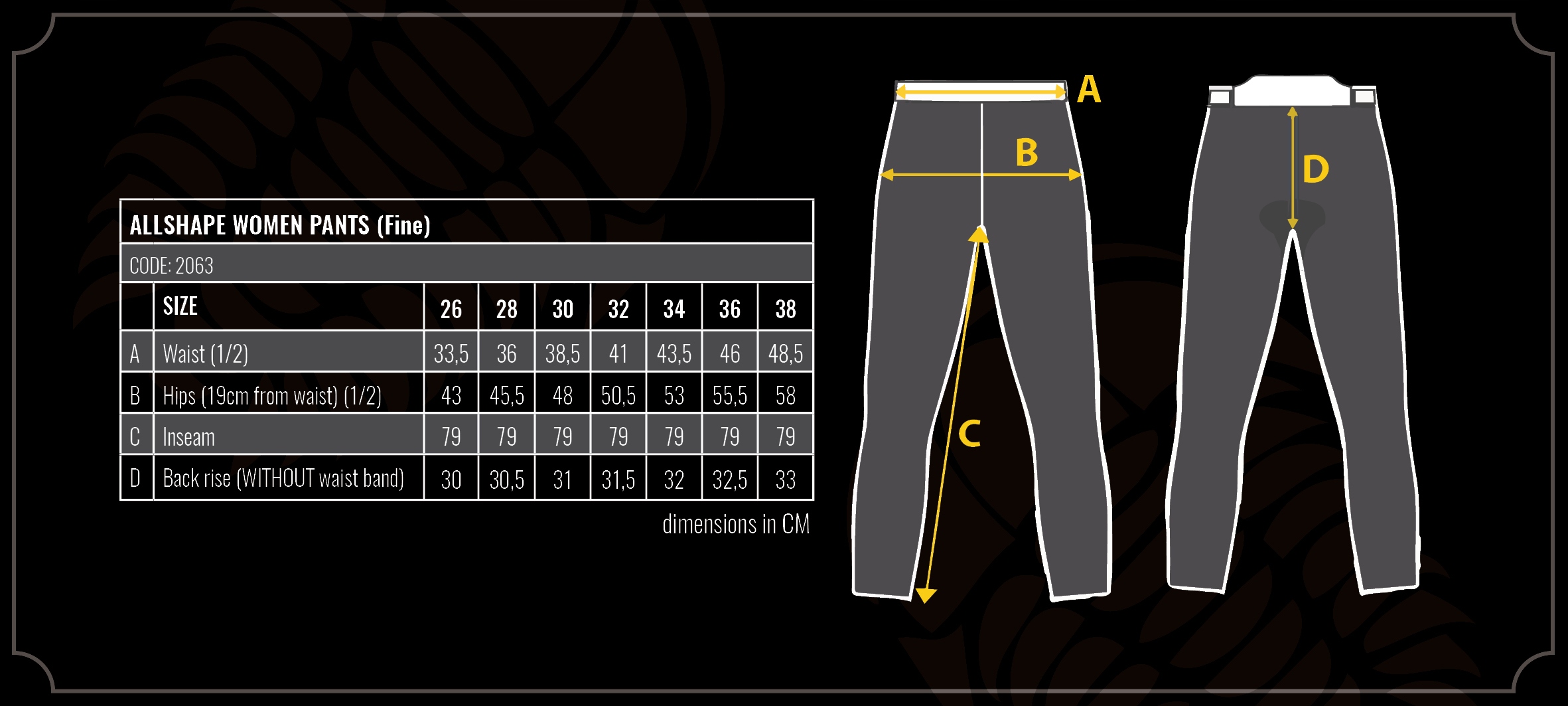 Jeansy motocyklowe Trilobite ALLSHAPE FINE 36 Materiał jeans