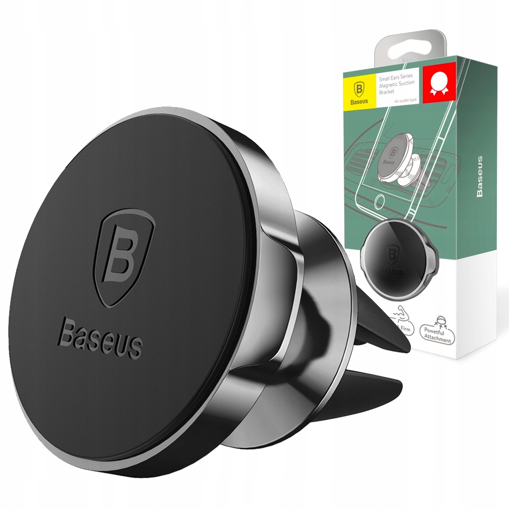 BASEUS UCHWYT DO SAMOCHODU MAGNETYCZNY HOLDER NA TELEFON DO KRATKI NAWIEWU