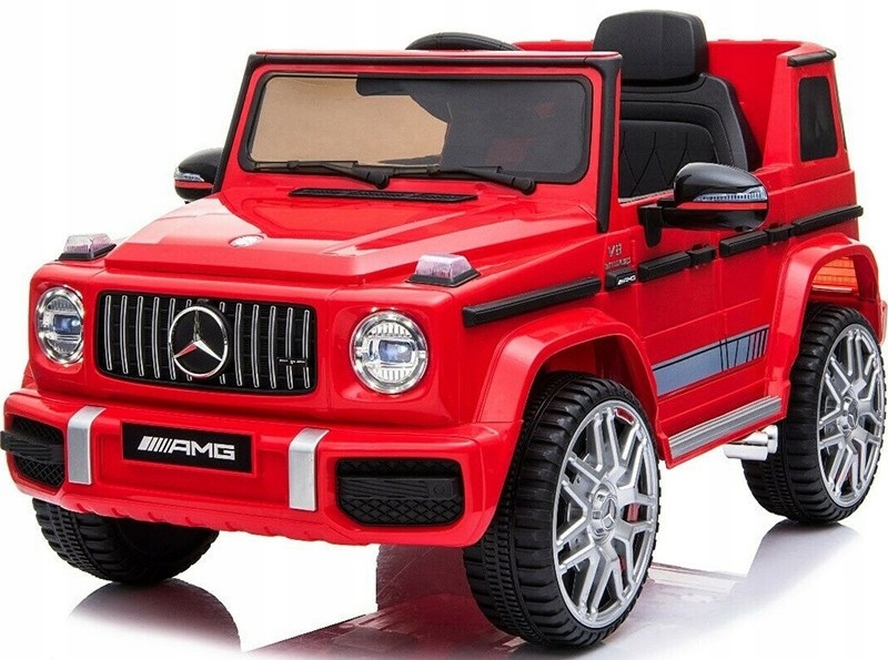 Mercedes G63 Auto Na Akumulator Skóra Pilot 12V7Ah Samochód 4-SILNIKI 4x4