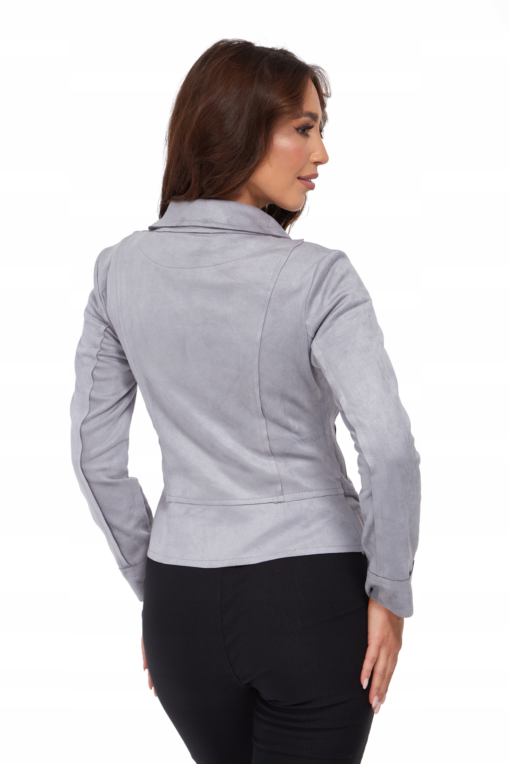 KURTKA RAMONESKA SKÓRZANA ZAMSZOWA _36/S Rozmiar 36