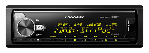 Pioneer MVH-X580DAB Autorádio s Bluetooth, Aux, Usb, MP3, Dab+ a MultiColor podsvietením