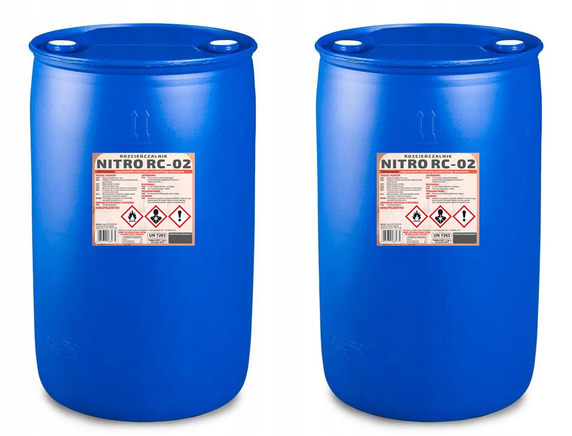 Rozpuszczalnik NITRO RC 02 BECZKA 2 X 200L TRENDEX