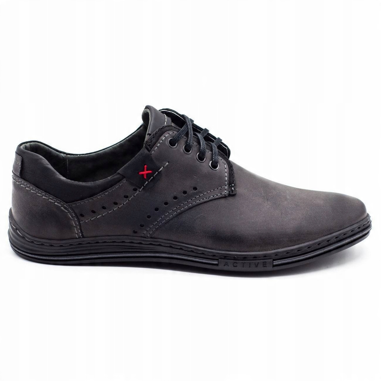 

Półbuty męskie Buty męskie casual 402 szare r.42