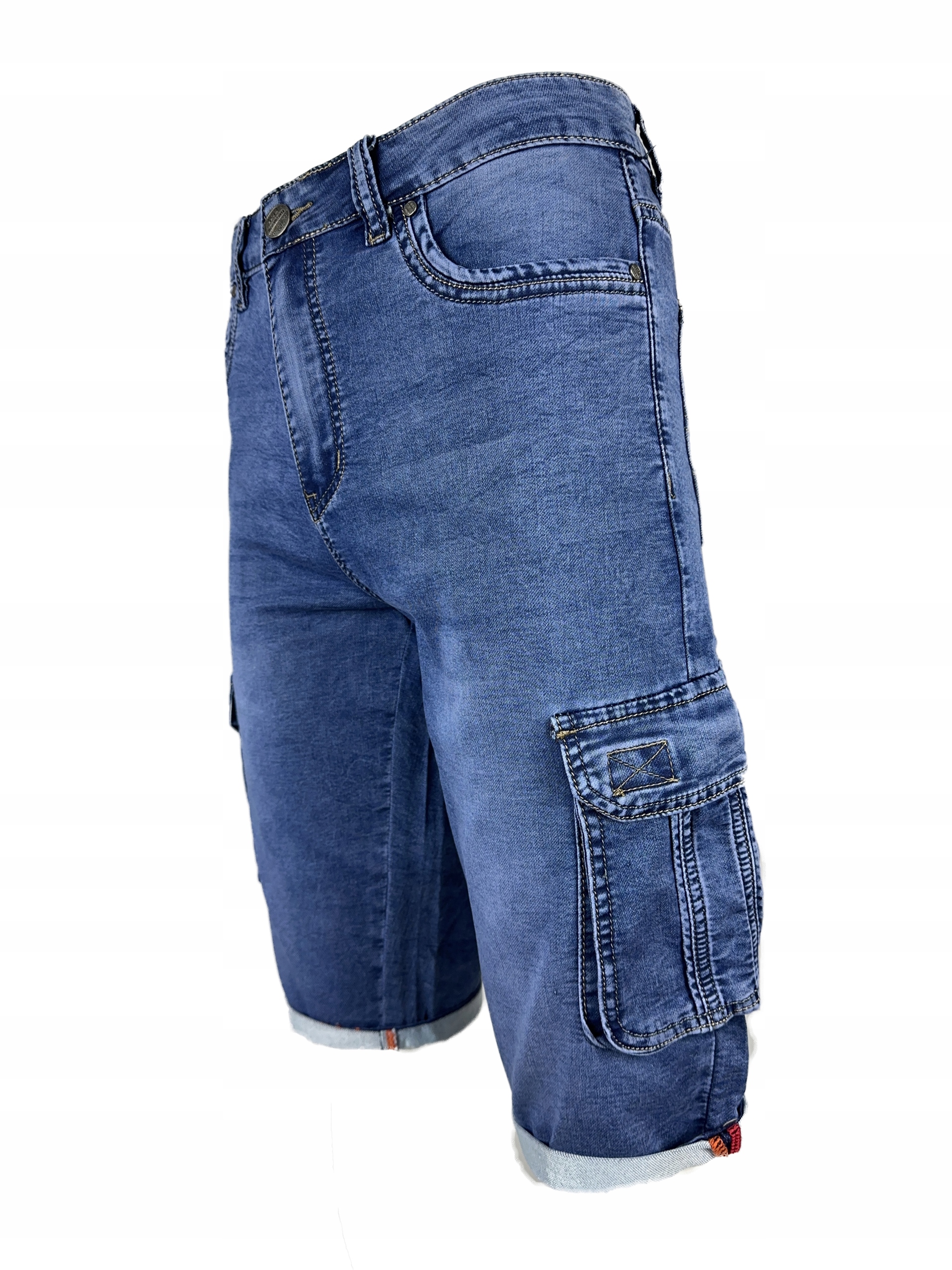 KRÓTKIE SPODENKI MĘSKIE BOJÓWKI-JEANS W42 Rozmiar 42