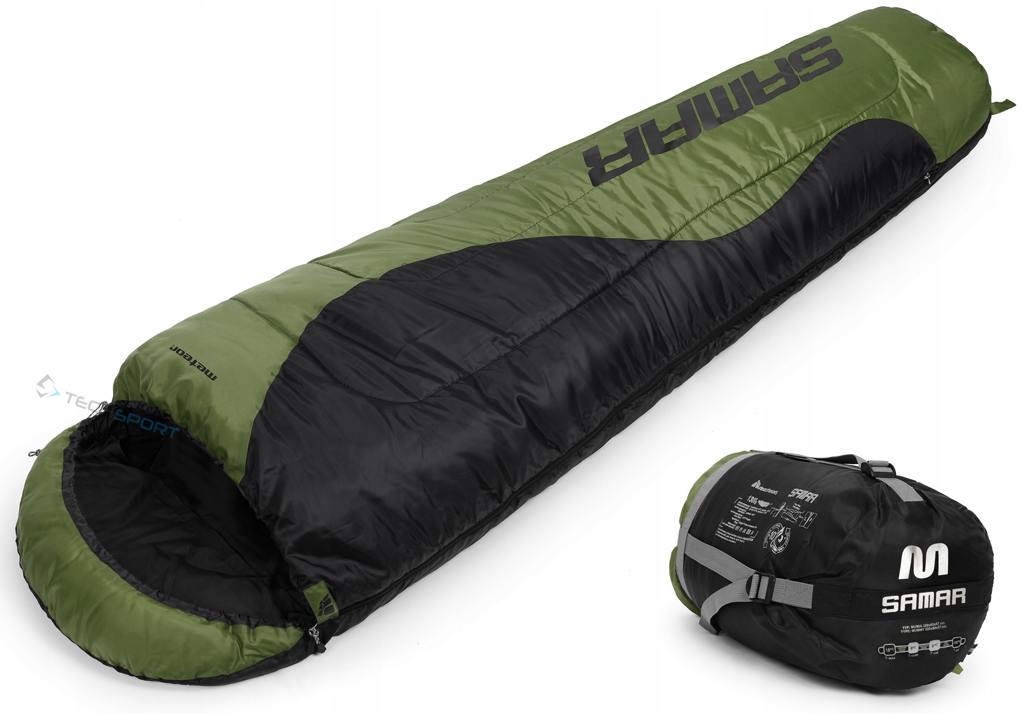 

Ciepły Śpiwór Meteor Samar do -10st 2