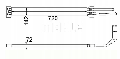 CHŁODNICA OLEJU PORSCHE CAYENNE 2010 -