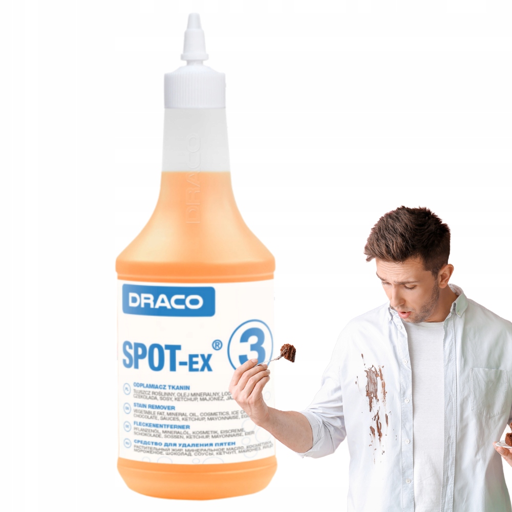 Levně Draco Spot-ex 3 Profesionální odstraňovač skvrn na kobercích a oblečení