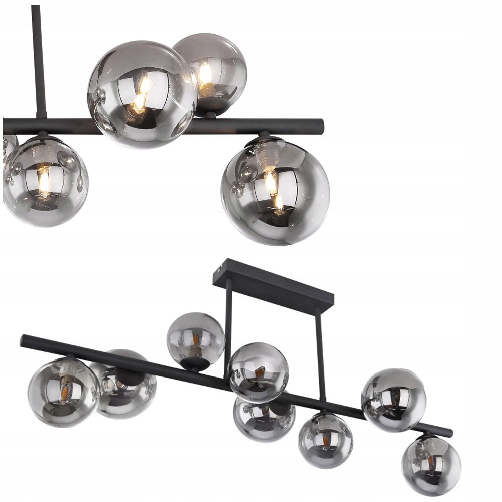 Veľká moderná stropná guľová lampa Riha Globo